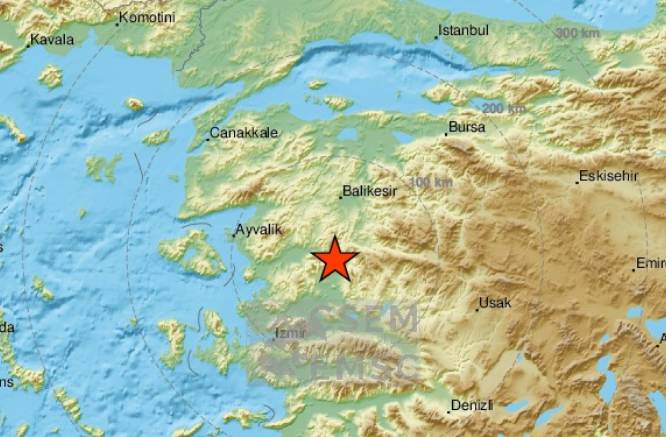 Δυνατός σεισμός στην Τουρκία – Εγινε αισθητός και στη Λέσβο