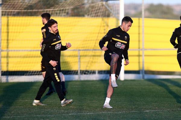 ΑΕΚ : Ο Αραούχο έκανε την πρώτη του προπόνηση στα Σπάτα