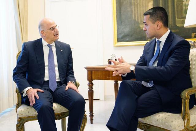 Δένδιας και Ιταλός ΥΠΕΞ : Υπάρχει κοινή αντίληψη για τα παράνομα μνημόνια Τουρκίας – Λιβύης