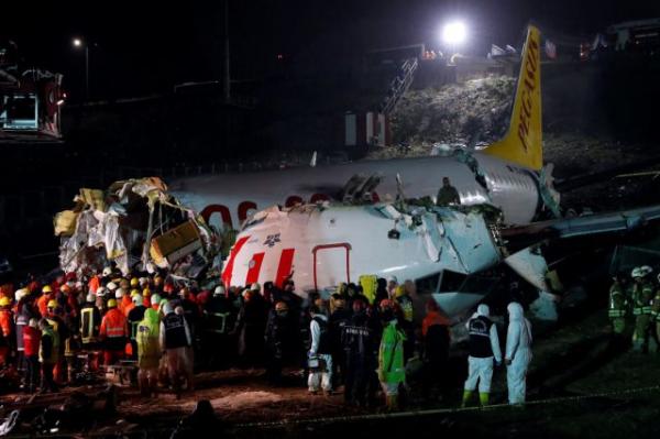 Κωνσταντινούπολη: Τρεις οι νεκροί και 179 τραυματίες από τo αεροπορικό δυστύχημα