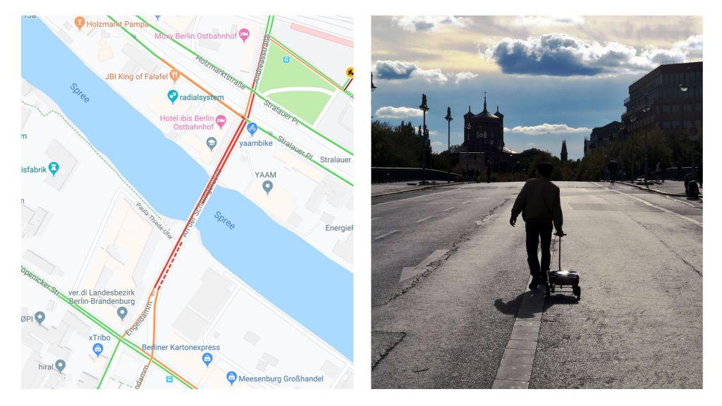 Με ένα καρότσι γεμάτο τηλέφωνα προκάλεσε εικονικό μποτιλιάρισμα στο Google Maps