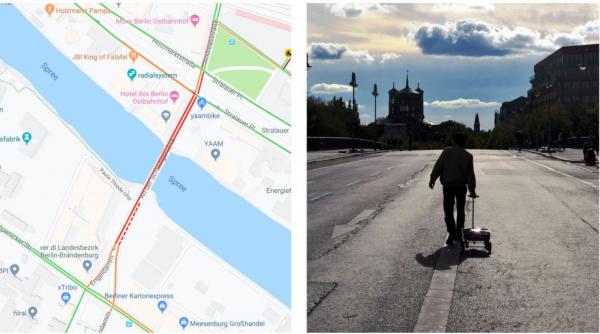 Με ένα καρότσι γεμάτο τηλέφωνα προκάλεσε εικονικό μποτιλιάρισμα στο Google Maps