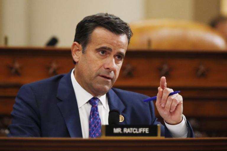 Τραμπ : Επαναφέρει την υποψηφιότητα Ράτκλιφ για τη Διεύθυνση των Υπηρεσιών Πληροφοριών