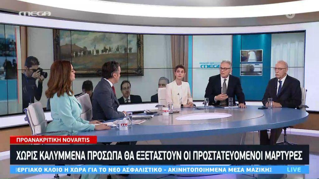 Στο MEGA Θοδωρής Ρουσόπουλος και Δημήτρης Βίτσας