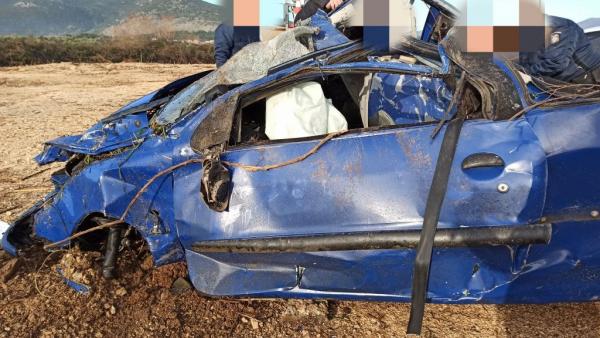 Σοκαριστικές εικόνες από τροχαίο στην Πρέβεζα –Νεκρός ο οδηγός