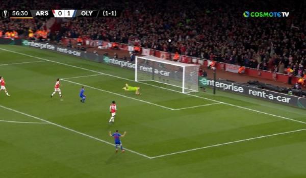 Η ευκαιρία του Ολυμπιακού με το σουτ του Τσιμίκα