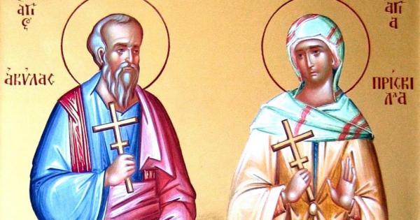 Ακύλας και Πρίσκιλλα : Οι Άγιοι της αγάπης