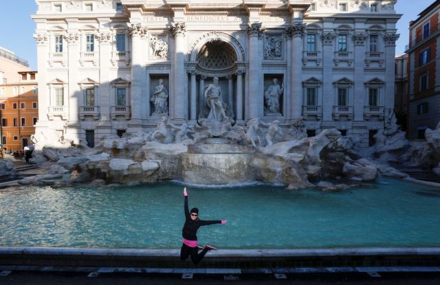 Απόκοσμο σκηνικό στην Ιταλία – Εικόνες από τα έρημα αξιοθέατα