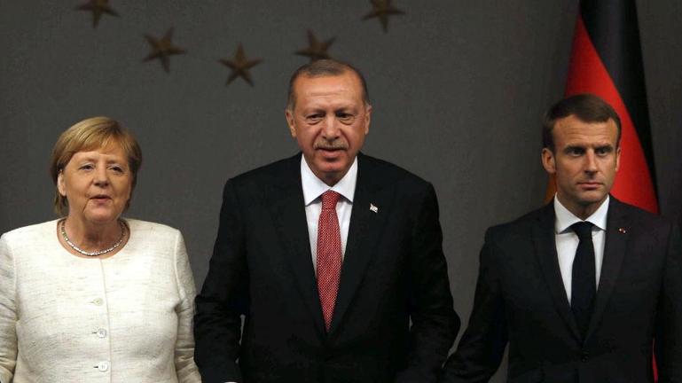 Κοροναϊός και Συρία στο επίκεντρο της συνάντησης Μέρκελ, Μακρόν, Τζόνσον και Ερντογάν