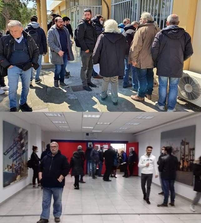 Κοροναϊός : Εκτελωνιστές συνωστίζονται επί ώρες στο τελωνείο Πειραιά
