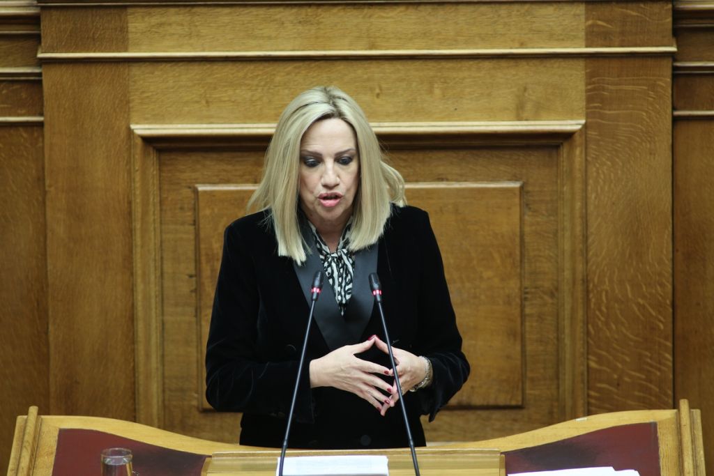 Γεννηματά: Η Βουλή να ενισχύσει οικονομικά νέες κλίνες ΜΕΘ