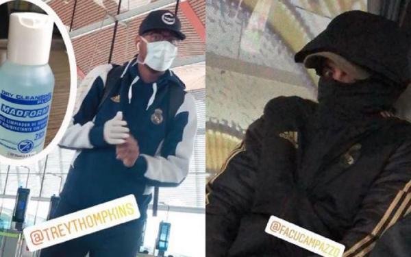 Εξοπλισμένοι για τον κοροναϊό οι παίκτες της Ρεάλ στο Μιλάνο