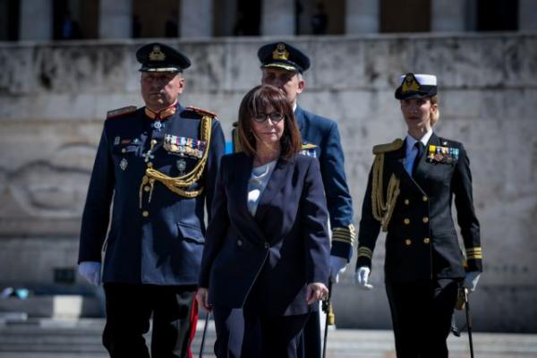 Σακελλαροπούλου : Η πατρίδα μας καλείται να αντιμετωπίσει προκλήσεις και να αποτρέψει απειλές