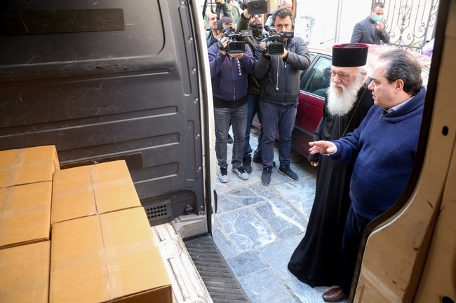 Αρχιεπίσκοπος Ιερώνυμος: «Δεν συζητείται η Θεία Κοινωνία, η συνάθροιση είναι κάτι διαφορετικό»