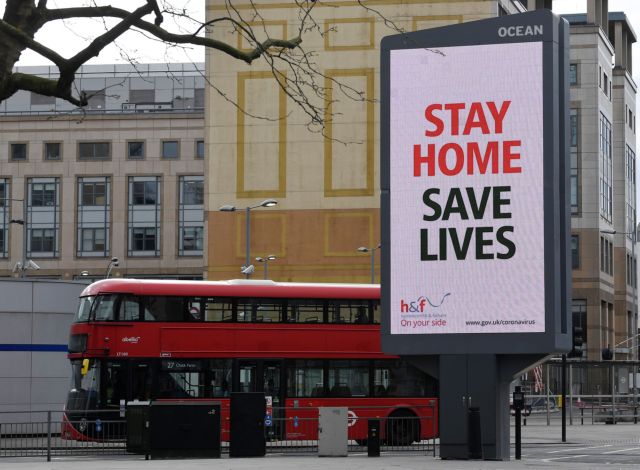 Κοροναϊός : Αρνητικό ρεκόρ 708 θανάτων σε μια μέρα στη Βρετανία