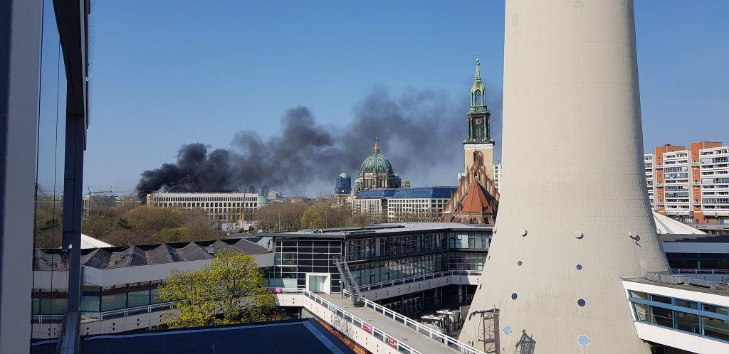 Πυρκαγιά στο ανάκτορο του Βερολίνου – Ενας τραυματίας