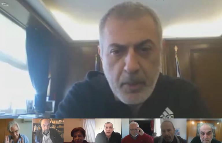 Κοροναϊός : Τηλεδιάσκεψη Γ. Μώραλη με τους επικεφαλής των παρατάξεων του δήμου Πειραιά