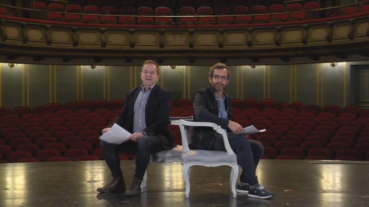 O Δημήτρης Λιγνάδης και ο Κωνσταντίνος Μαρκουλάκης διαβάζουν «Ιστορίες για παιδιά»