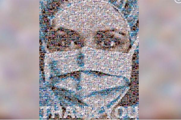 Κοροναϊός : Εντυπωσιακό κολάζ με 200 πρόσωπα της πρώτης γραμμής