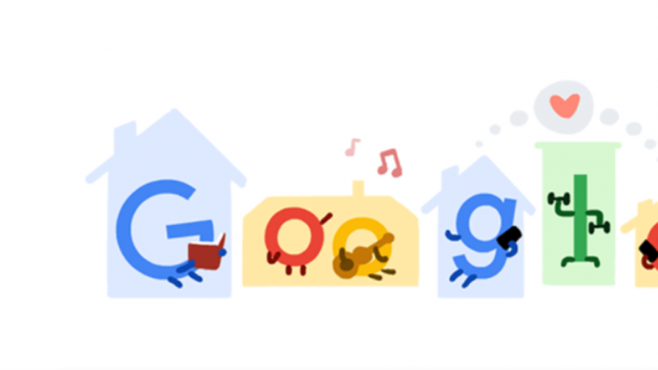 Κοροναϊός : Μείνετε σπίτι, σώστε ζωές το μήνυμα του Google doodle