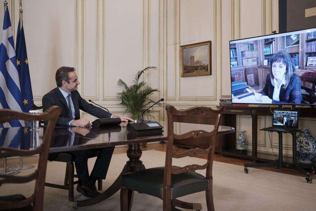 Κοροναϊός : Η τηλεδιάσκεψη Μητσοτάκη και Σακελλαροπούλου – Τι συζήτησαν – Αναλυτικά οι διάλογοι