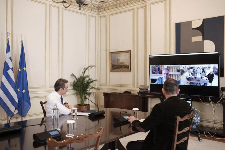 Τηλεδιάσκεψη Μητσοτάκη – Θεοδωρικάκου για το πρόγραμμα «Αντ. Τρίτσης» ύψους 2,5 δισ. ευρώ
