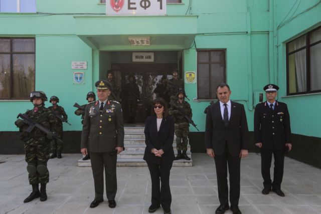 Καστανιές Έβρου : Οι πασχαλινές ευχές του Παναγιωτόπουλου στους φρουρούς των συνόρων