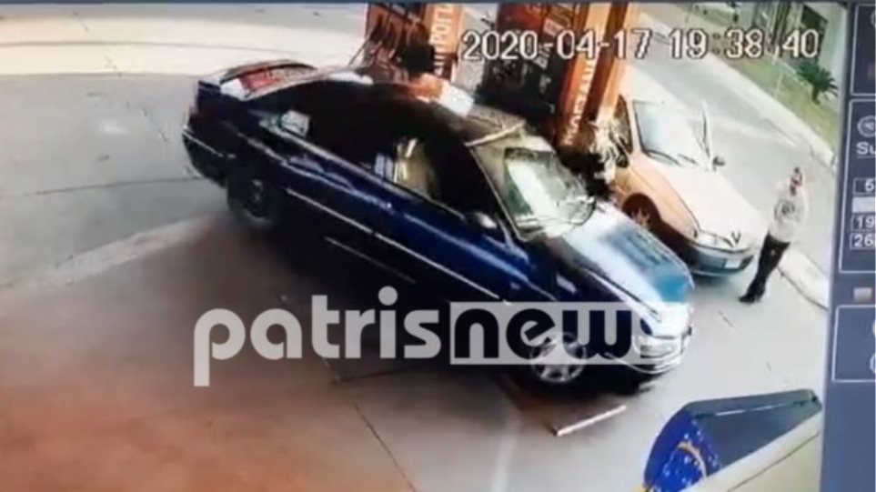 Απίστευτο βίντεο: Έβαλε βενζίνη και για φύγει χωρίς να πληρώσει πάτησε τον πρατηριούχο με το αμάξι