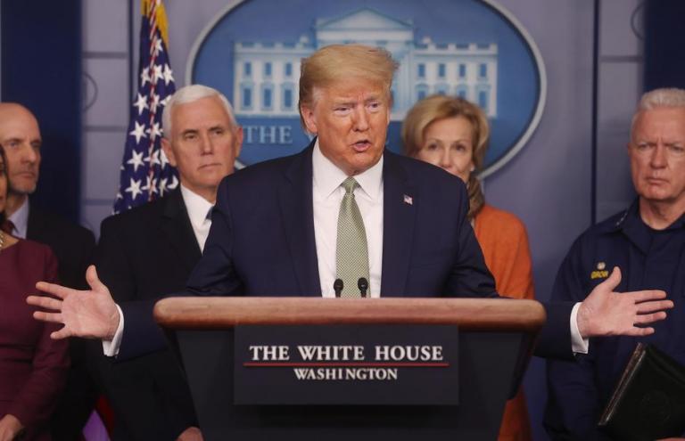 Τραμπ προς Αμερικανούς : Συνιστάται πλέον να φοράτε μάσκες – Εγώ δεν θα φοράω