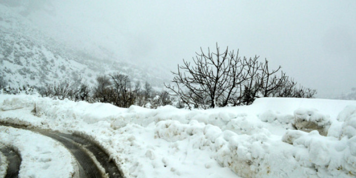 Καιρός : Στους δέκα πόντους το ανοιξιάτικο... χιόνι στον νομό Λάρισας