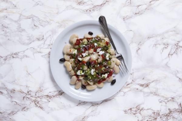 Γίγαντες σαλάτα με μανούρι