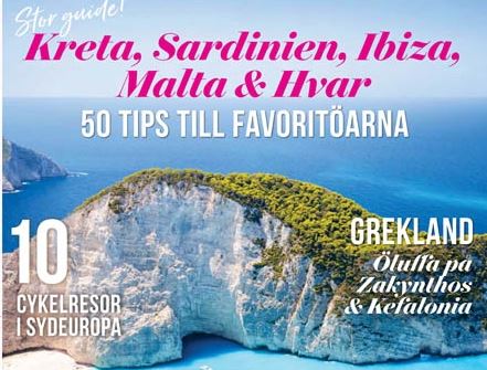 Σουηδικό τουριστικό περιοδικό εξυμνεί τα ελληνικά νησιά – Κυκλοφόρησε με το «Ναυάγιο» στο εξώφυλλο