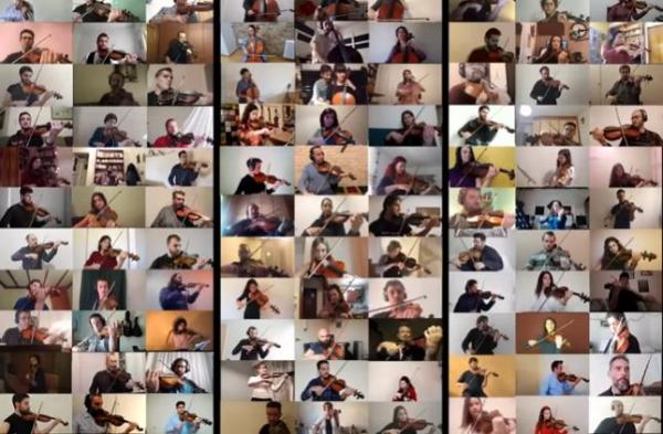 Ο «μπάλος της καραντίνας» με ήχο 100 βιολιών