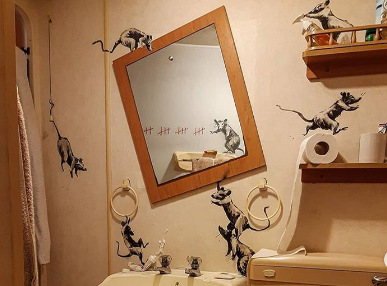 Κοροναϊός : Το νέο έργο του Banksy βρίσκεται… σπίτι του!