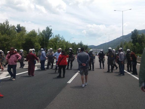 Μαλακάσα : Επεισόδια, τραυματισμοί και προσαγωγές έξω από την προσφυγική δομή