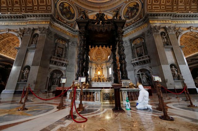 Βατικανό: Η Βασιλική του Αγίου Πέτρου ανοίγει ξανά τη Δευτέρα για τους επισκέπτες