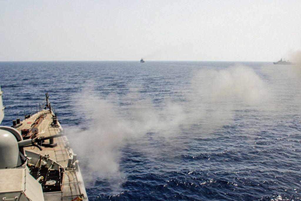 Εντυπωσιακή άσκηση του Π.Ν. σε Μυρτώο και νότιο Κρητικό πέλαγος [εικόνες]