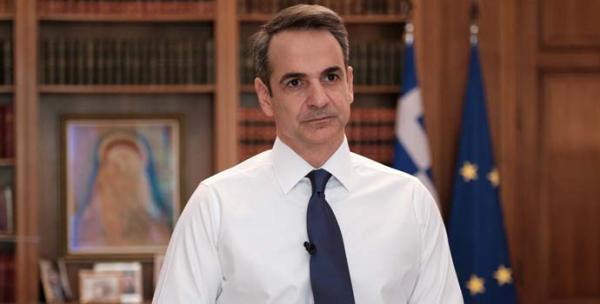 Mitsotakis announces stimulus package, opens international flights 1 July without Covid-19 test