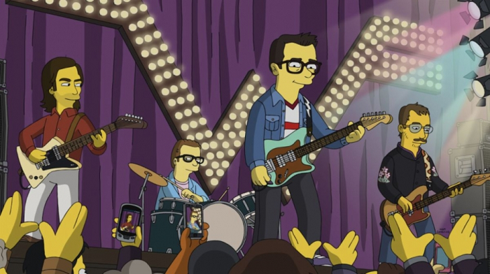 Οι ροκάδες Weezer «τα σπάνε» στους Simpsons