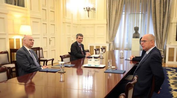 Συνάντηση Δένδια -Ισραηλινού πρέσβη: Στο επίκεντρο η ενίσχυση της διμερούς συνεργασίας