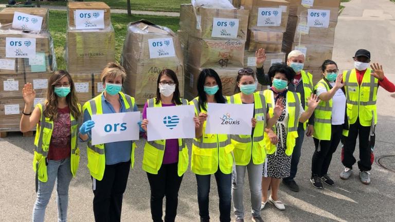 Ενας τόνος αγαθά μοιράστηκε σε ανήλικους πρόσφυγες