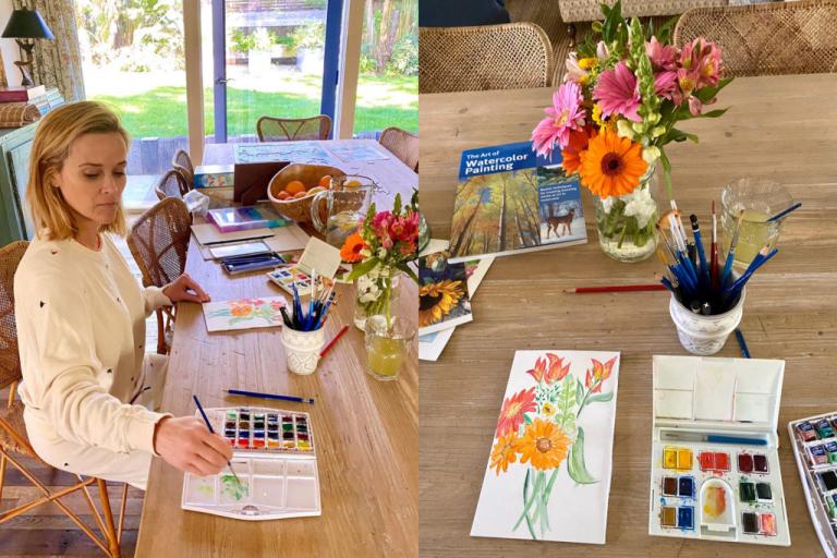 Η Ρις Γουίδερσπουν τα παράτησε όλα και έγινε… ζωγράφος