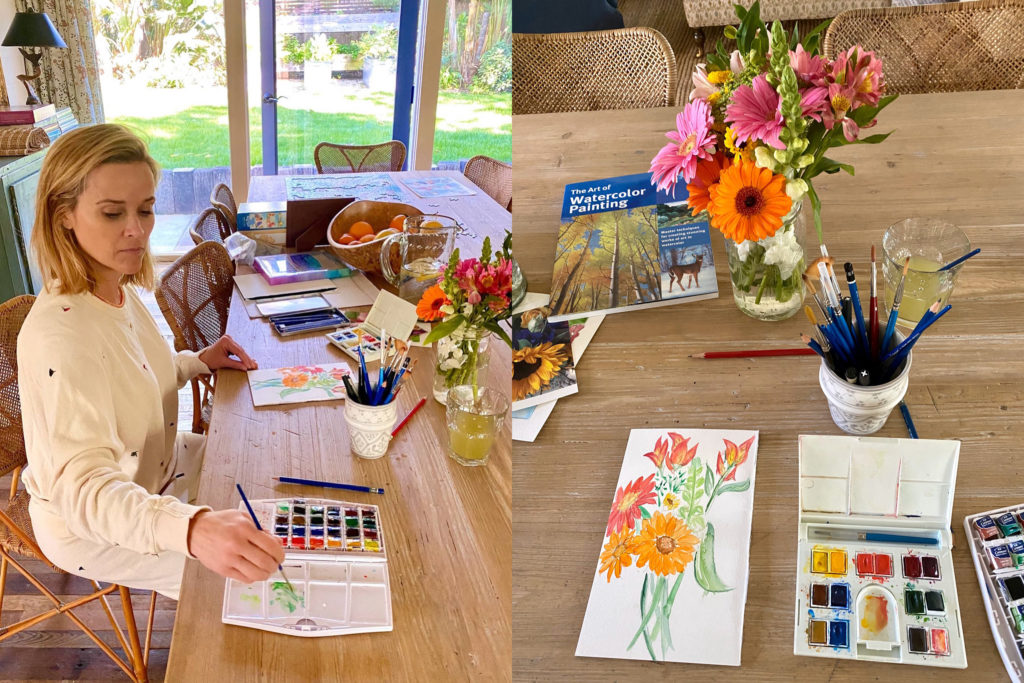 Η Ρις Γουίδερσπουν τα παράτησε όλα και έγινε… ζωγράφος