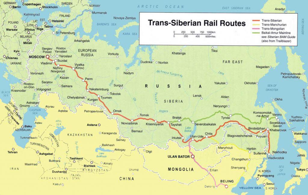Υπερσιβηρικός : Η μεγαλύτερη σιδηροδρομική γραμμή του κόσμου