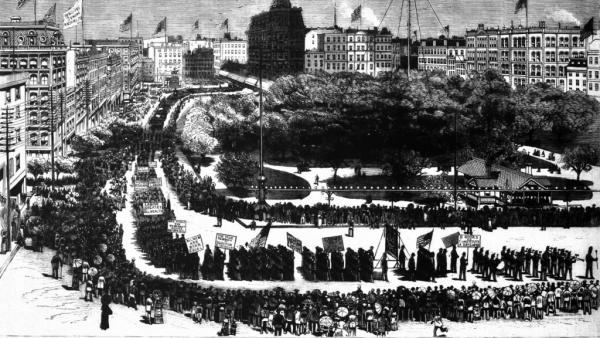 Η γέννηση της Εργατικής Πρωτομαγιάς στο Σικάγο του 1882