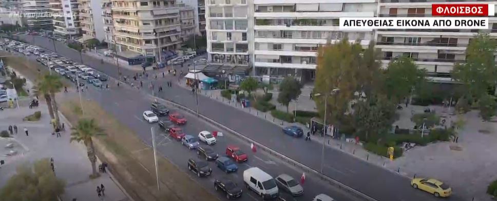 Στο 60% μιας κανονικής Δευτέρας η κίνηση στους δρόμους της Αθήνας