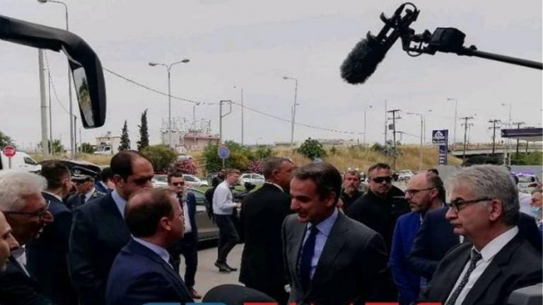 Στα «ΚΤΕΛ Μακεδονία» ο Κυριάκος Μητσοτάκης