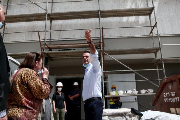 Μητσοτάκης : Εμβληματική δράση η ανακατασκευή της Εθνικής Πινακοθήκης