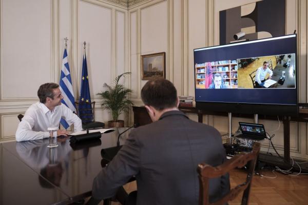 Τηλεδιάσκεψη Μητσοτάκη με τον αρχηγό της Αλβανικής αντιπολίτευσης – Τι είπαν για τη μειονότητα