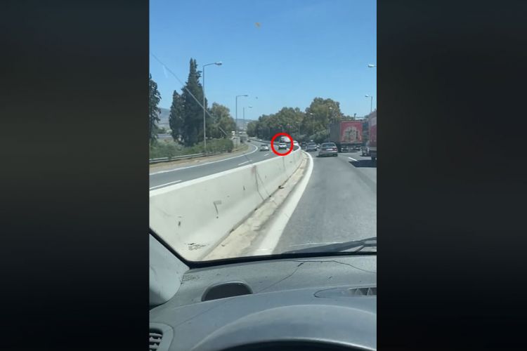 Αδιανόητο: Οδηγούσε ανάποδα στη Λεωφόρο Αθηνών